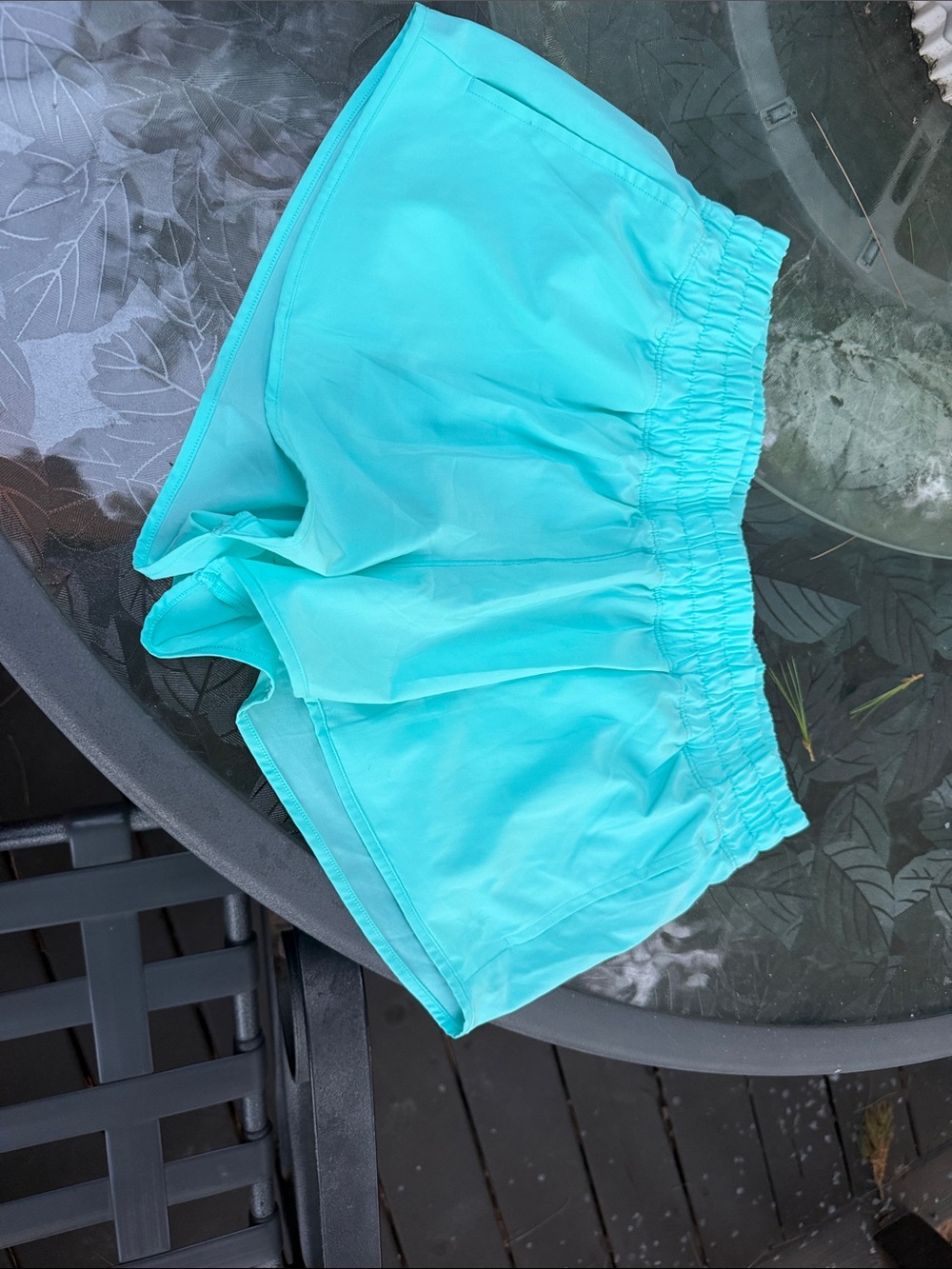 Aerie offline Women’s Turquoise Active Shorts with Elastic Waist